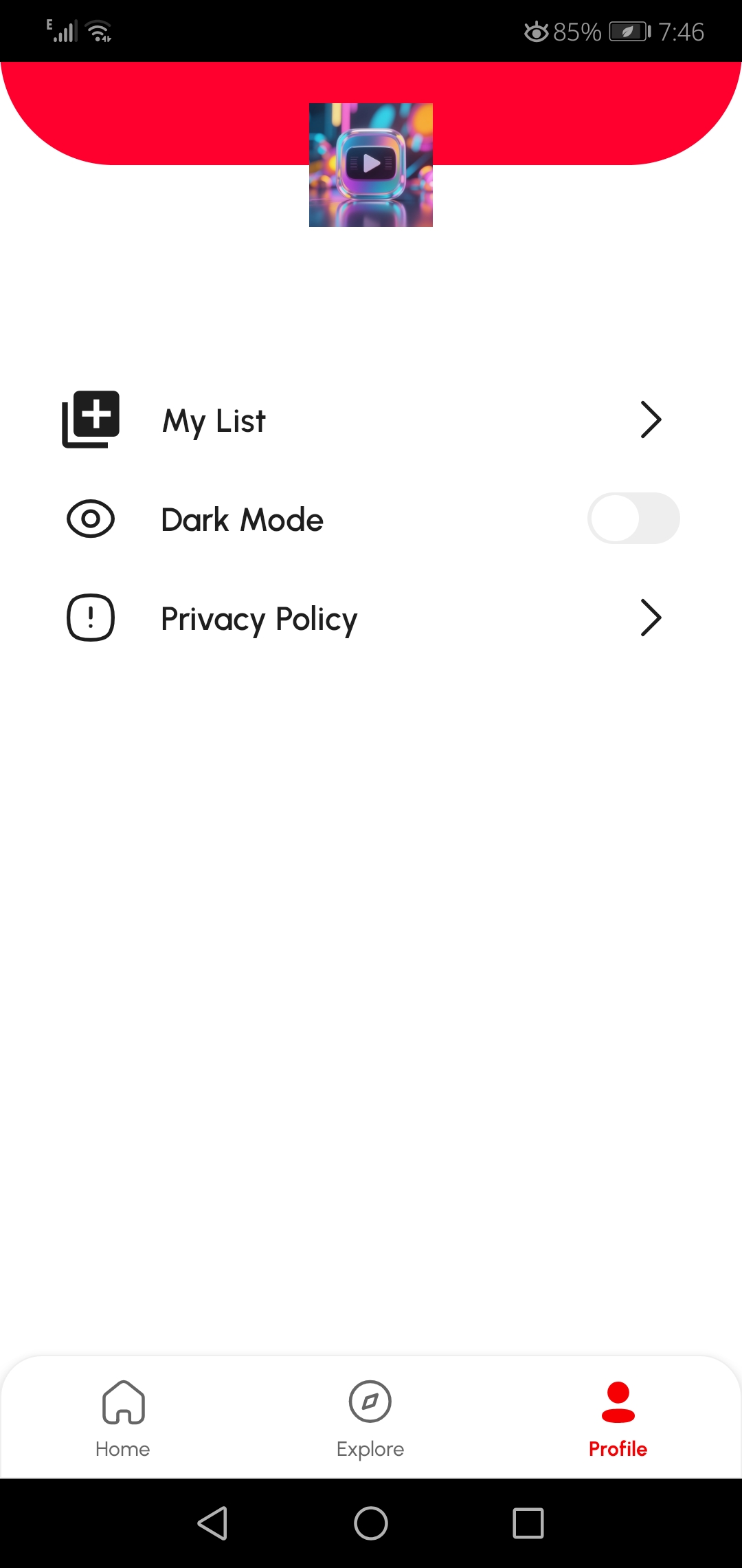 Screenshoot Of Rush TV App